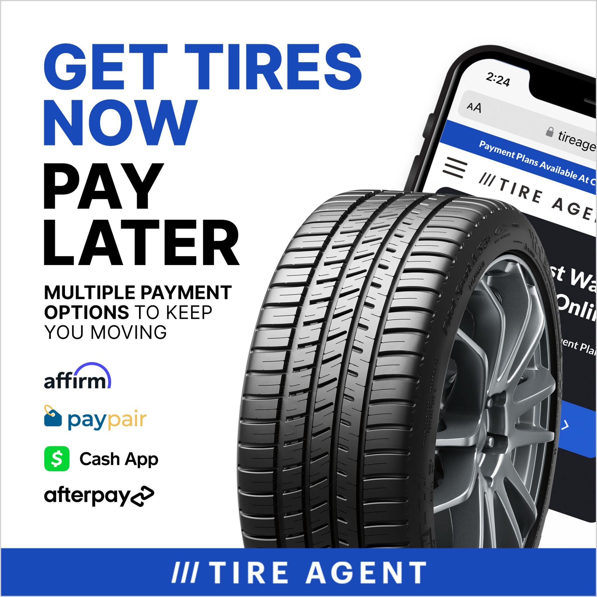 Buy tires now, pay over time