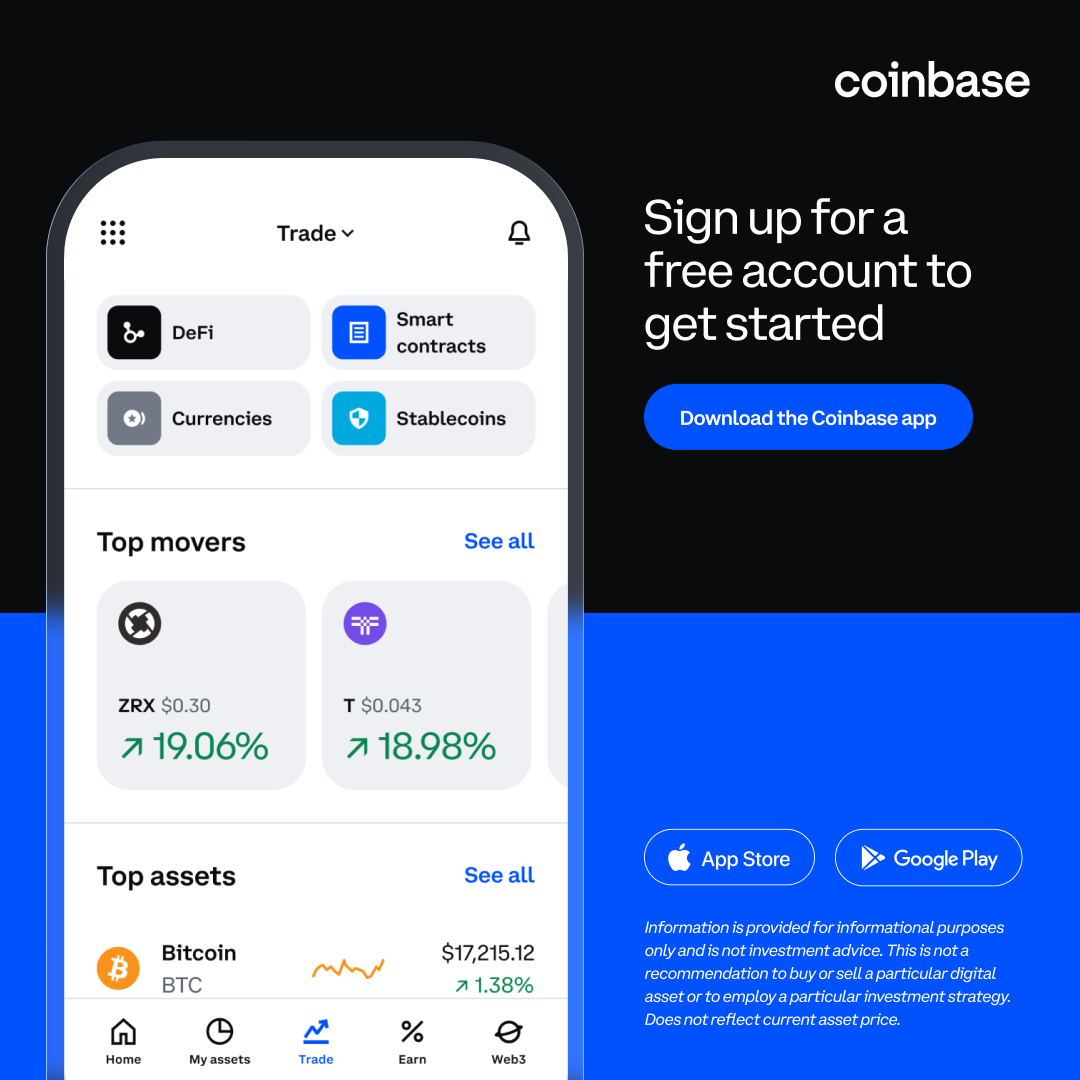 Coinbase: Buy Crypto & Stocks