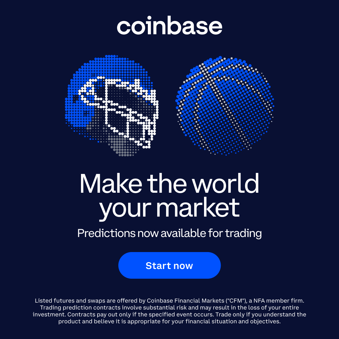 You can now trade on whatever you're into with prediction markets on Coinbase.