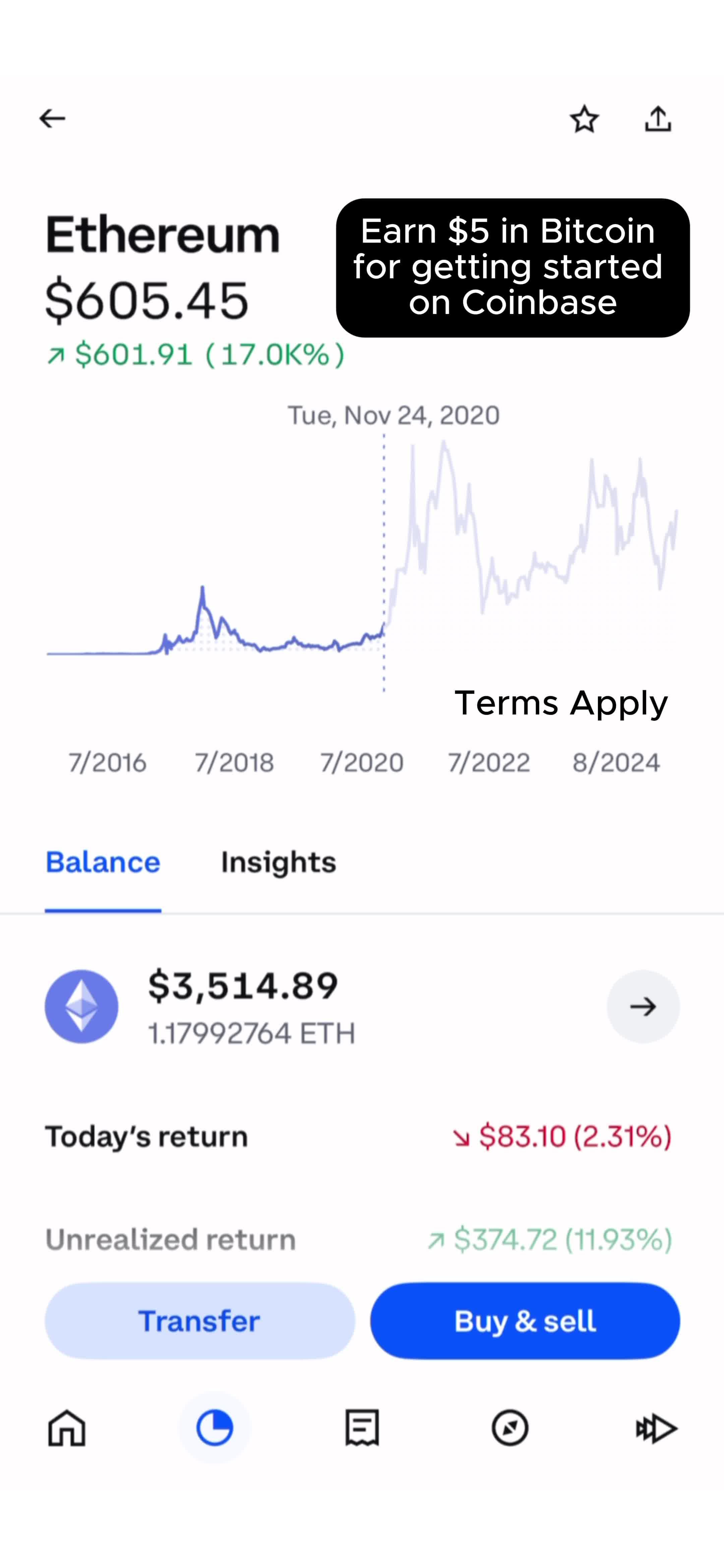 Simplify Ethereum with Coinbase