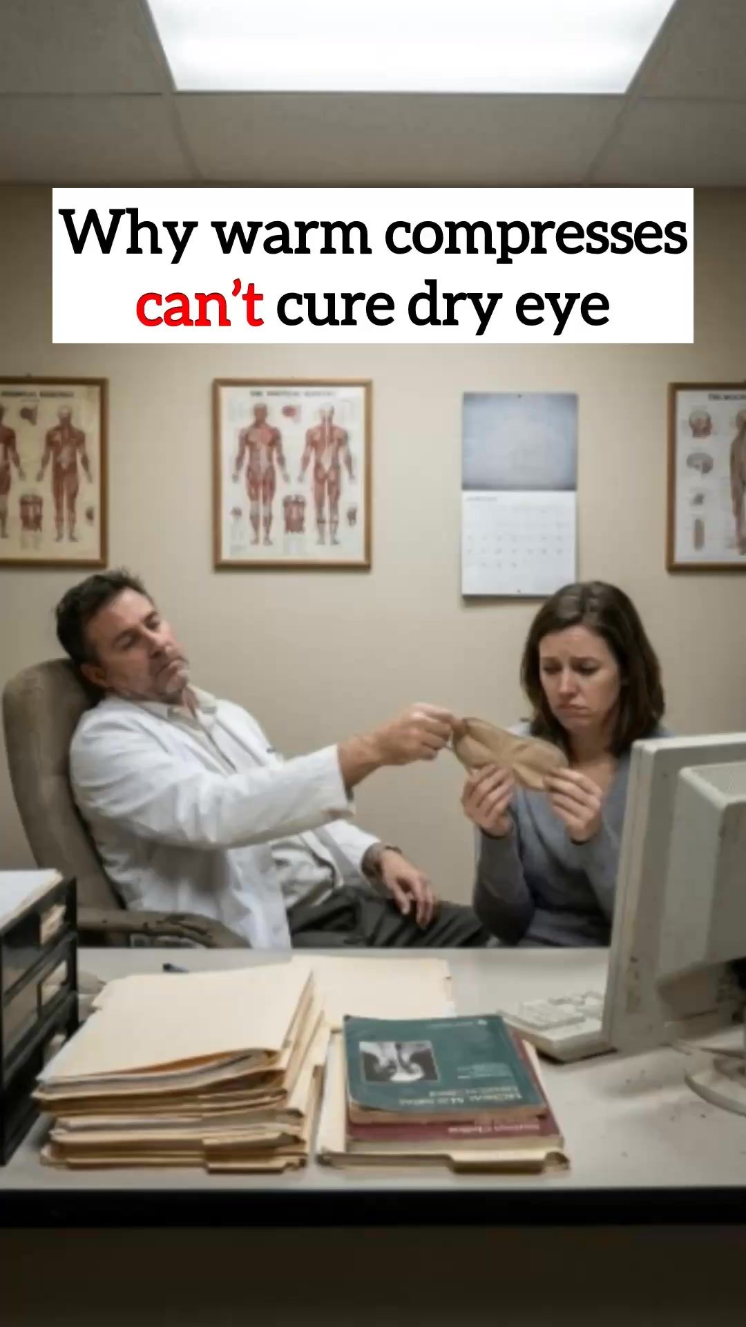 Chronic dry eyes has 3 layers