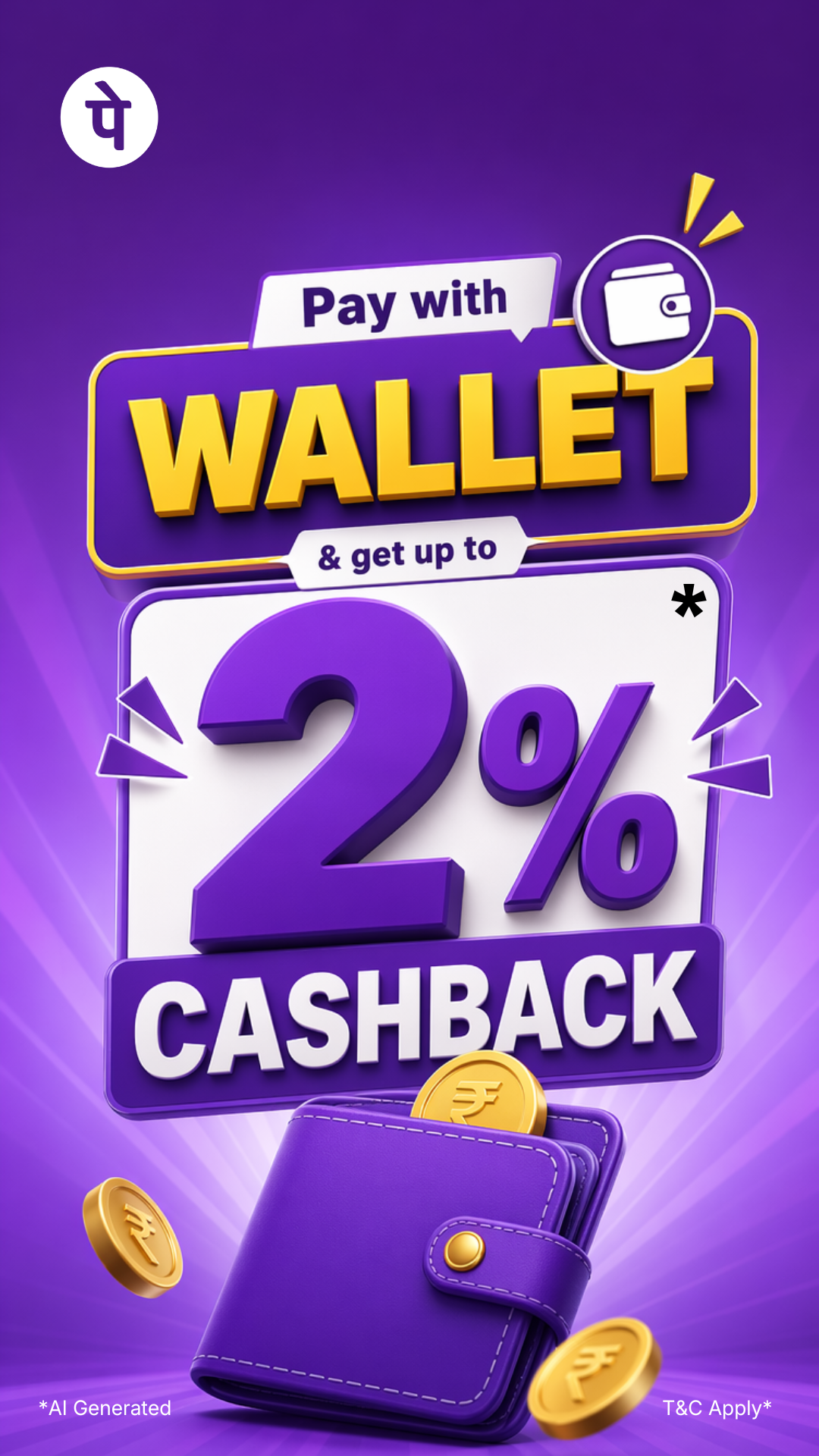 Wallet that gives Cashback!