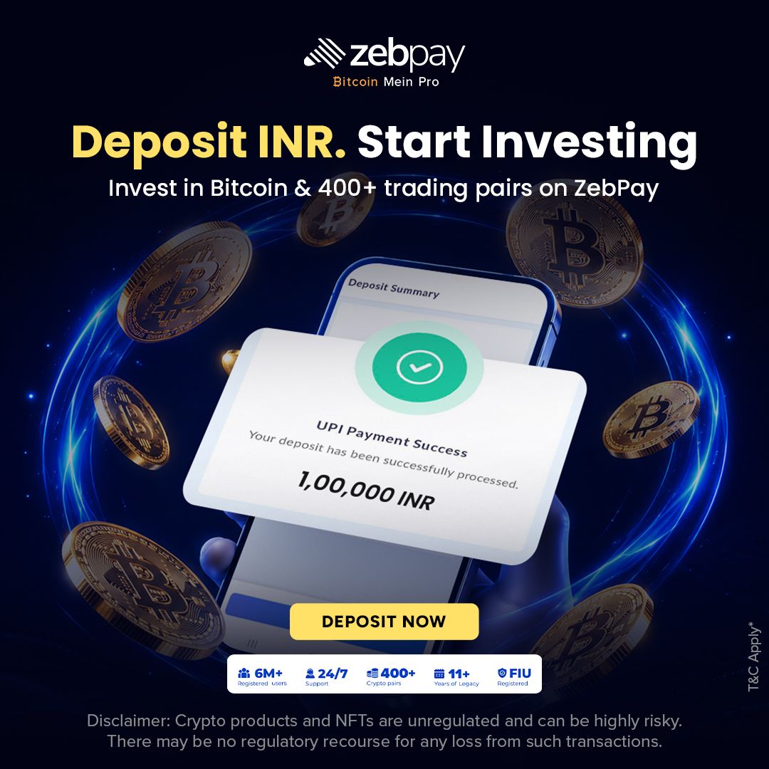 Invest in Bitcoin with Easy UPI Deposits on ZebPay